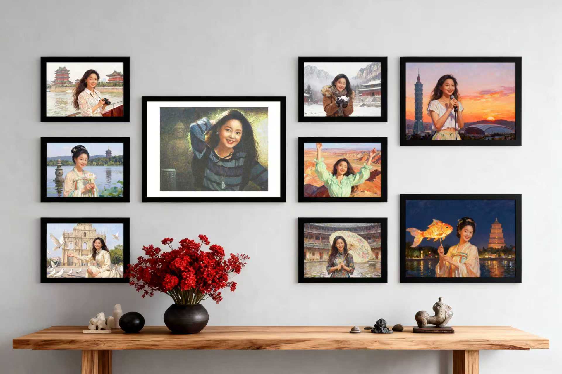 邓丽君智能AR照片墙